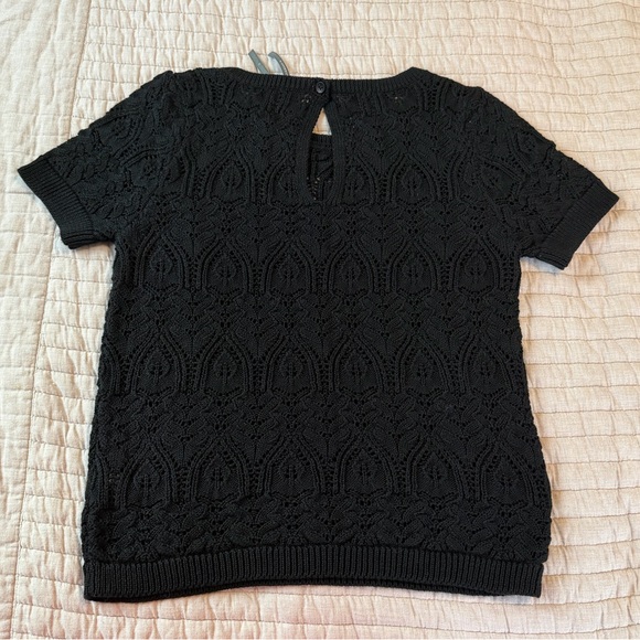 Anthropologie Charcoal Knit Sweater - Picture 3 of 4
